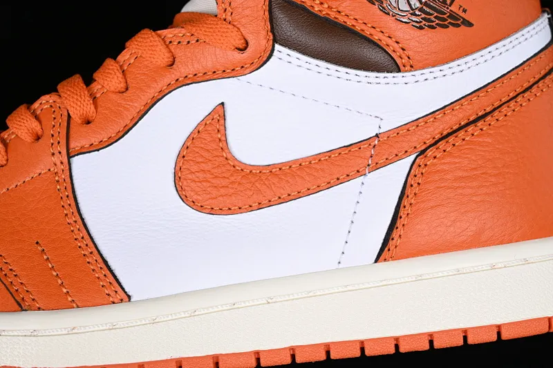 All categories Air Jordan Jordan series basketball shoes Air Jordan 1 High Pure original Air Jordan 1 High OG "Starfish" AJ1 Joe 1 Hermes Orange high-top basketball shoes DO9369-101